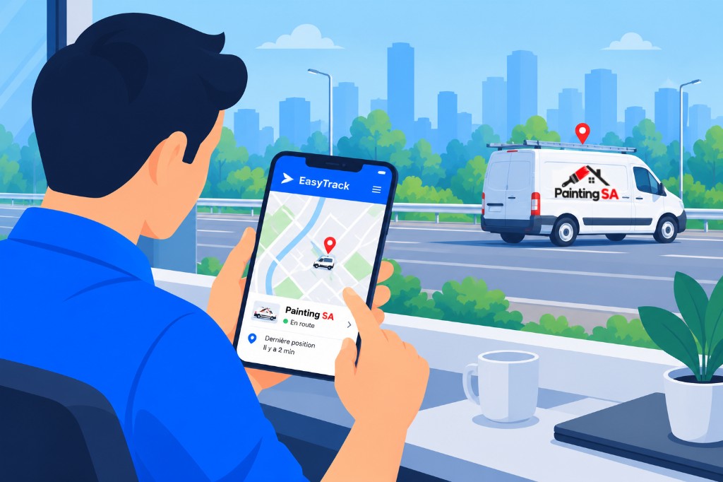 Seguimiento de un vehículo en tiempo real desde la app EasyTrack